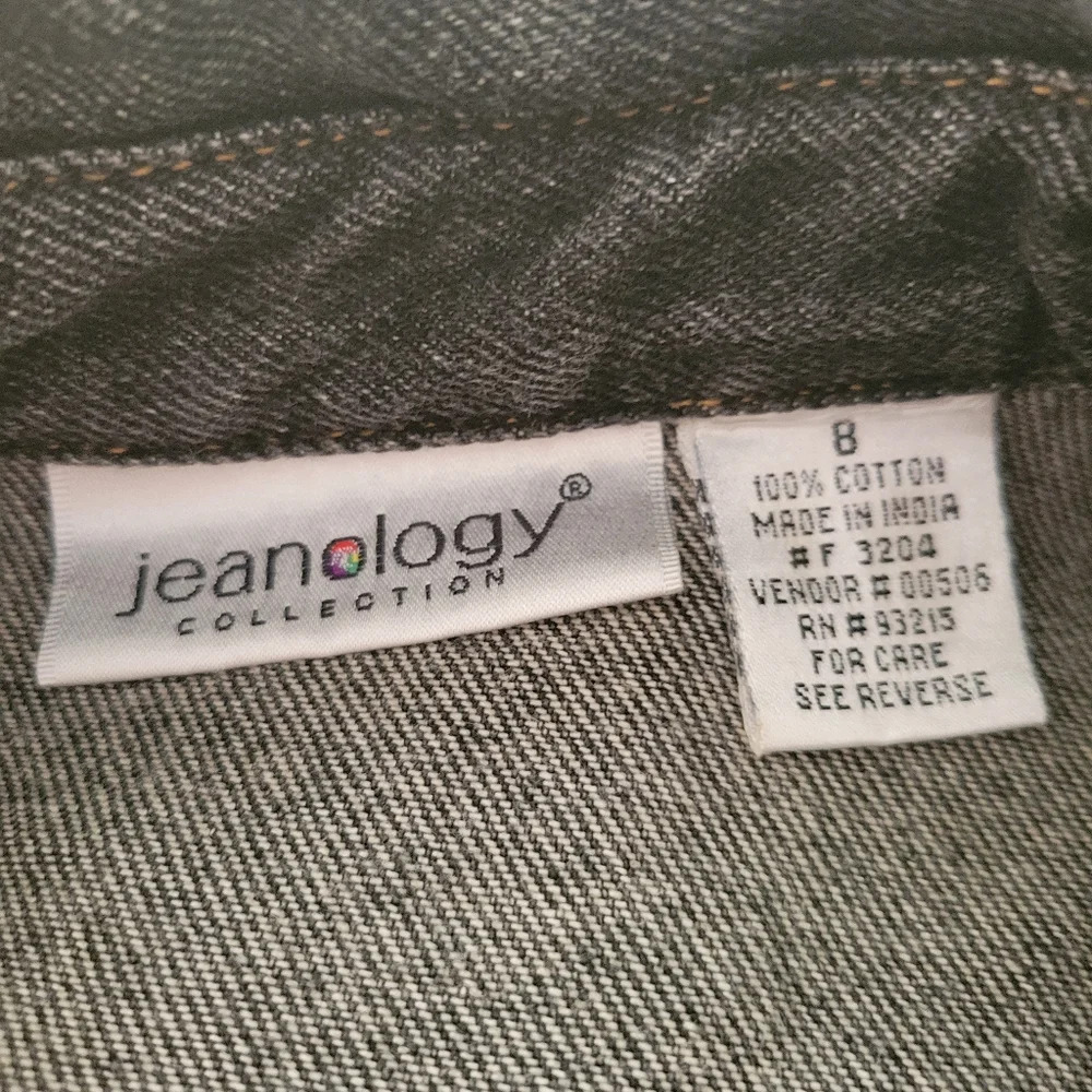 Vintage Denim Cape by Jeanology / Gray / Size 8 (Medium) - Picture 6 of 6